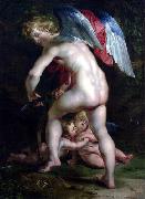 Amor schnitzt den Bogen Peter Paul Rubens